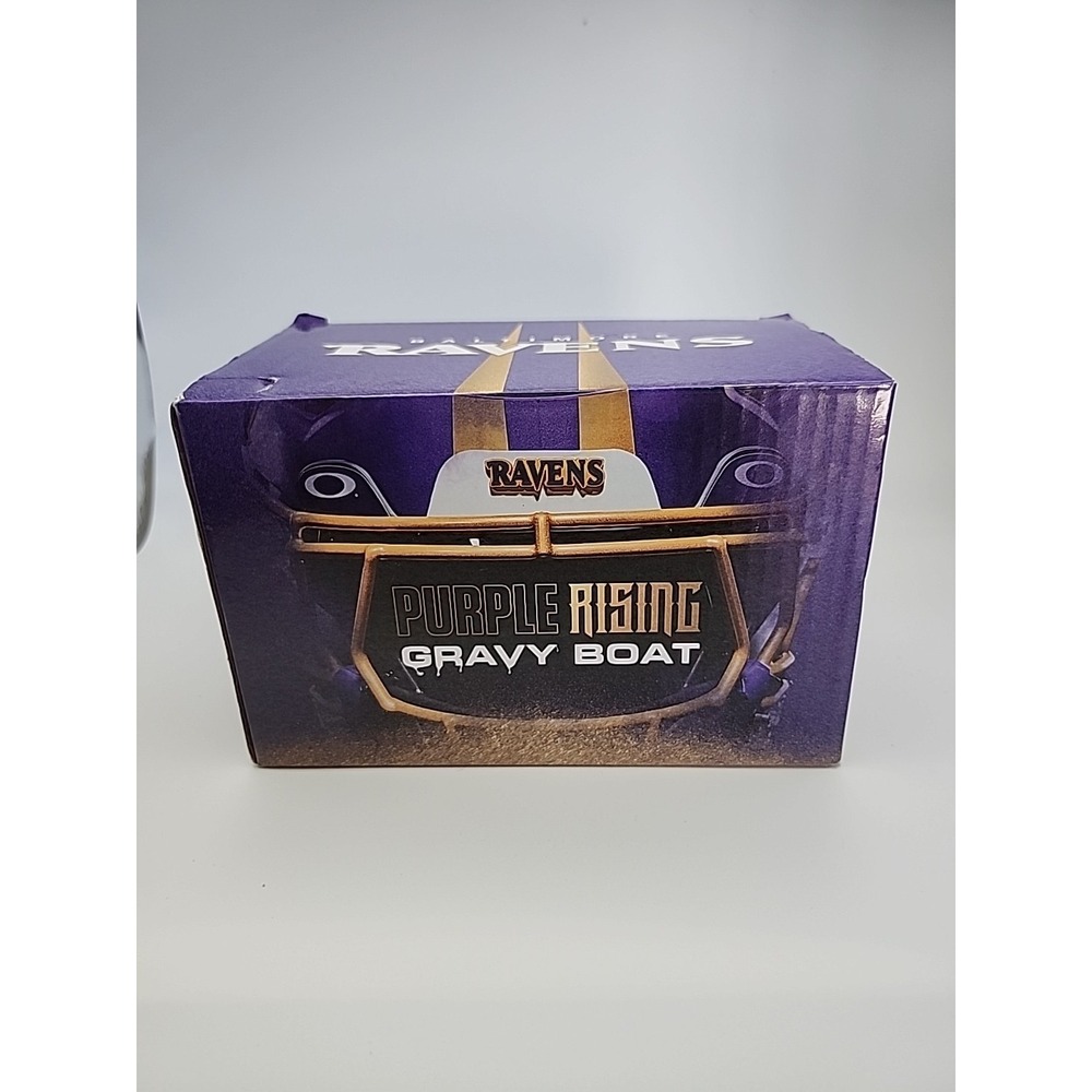 Baltimore Ravens Purple‎ Rising Limited Edition Thanksgiving Gravy Boat 2025 NEW